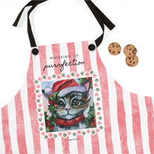 Load image into Gallery viewer, Santa Kitty Apron - Whisking up Purrfection
