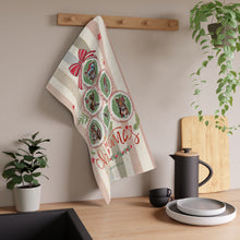 Load image into Gallery viewer, Going Nuts for Christmas Squirrel Tea Towel