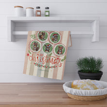 Load image into Gallery viewer, Going Nuts for Christmas Squirrel Tea Towel