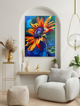 Load image into Gallery viewer, Colorful Sunflower Today I Choose Joy Gallery Wrapped CANVAS Print - Allison Luci