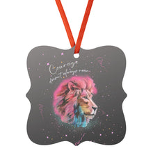 Load image into Gallery viewer, Courage Doesn't Always Roar Lion Ornament