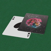 Load image into Gallery viewer, Ramsey Lion Art Painting Playing Cards Courage Doesn't Roar Allison Luci Allie for the Soul Colorful Art Inspiration Ten Seconds of Courage