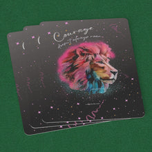 Load image into Gallery viewer, Ramsey Lion Art Painting Playing Cards Courage Doesn't Roar Allison Luci Allie for the Soul Colorful Art Inspiration Ten Seconds of Courage