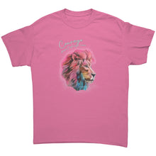 Load image into Gallery viewer, Courage Doesn&#39;t Always Roar Ramsey Lion Art Unisex T-Shirt - 3 Colors
