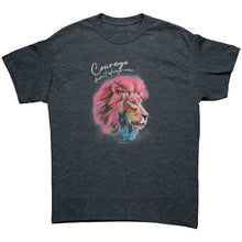 Load image into Gallery viewer, Courage Doesn&#39;t Always Roar Ramsey Lion Art Unisex T-Shirt - 3 Colors
