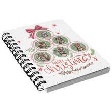 Load image into Gallery viewer, Cute Christmas Squirrels Notebook Journal Allison Luci Art
