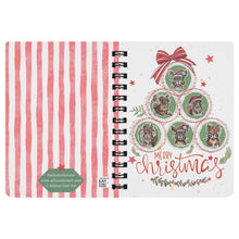 Load image into Gallery viewer, Cute Christmas Squirrels Art Notebook Journal Allison Luci Art