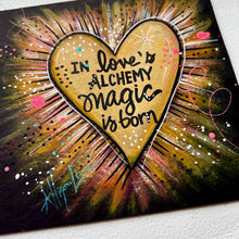 Load image into Gallery viewer, Alchemy &amp; Magic Heart 6x6 Original Art

