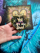 Load image into Gallery viewer, You are so Loved Sunburst Heart Magnet