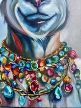 Load image into Gallery viewer, Wild Grace Goat Original Oil Painting - Jewel Collection - 18 x24