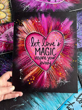 Load image into Gallery viewer, Magical Journey Pink Heart 8x10 Original Art