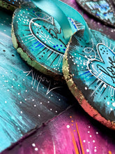 Load image into Gallery viewer, Love is Magic Turquoise Heart Ornament