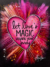 Load image into Gallery viewer, Magical Journey Pink Heart 8x10 Original Art