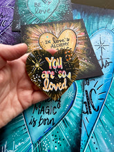 Load image into Gallery viewer, You are so Loved Sunburst Heart Magnet