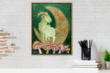 Load image into Gallery viewer, MOONS Collection Goat Art Essence of Existence CANVAS PRINT - Multiple Sizes