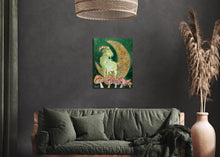 Load image into Gallery viewer, MOONS Collection Goat Art Essence of Existence CANVAS PRINT - Multiple Sizes