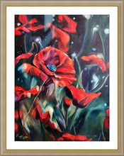 Load image into Gallery viewer, Hope Whispers Poppy Flower Oil Painting Giclee Print on Paper - multiple sizes