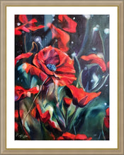 Load image into Gallery viewer, Hope Whispers Poppy Flower Oil Painting Giclee Print on Paper - PRINT STOCK SALE