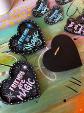 Load image into Gallery viewer, Friends are MAGIC Heart Wall Hanging Pastel Colors