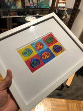 Load image into Gallery viewer, Framed Pig Snouts Paper Art Print 9" x11"