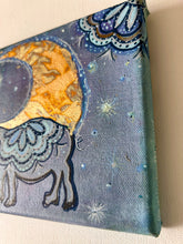 Load image into Gallery viewer, MINIS & MOONS Collection Asleep or Awake I Dream of You 6" x 8" Original Painting