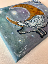 Load image into Gallery viewer, MINIS & MOONS Collection Asleep or Awake I Dream of You 6" x 8" Original Painting