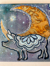 Load image into Gallery viewer, MINIS & MOONS Collection Asleep or Awake I Dream of You 6" x 8" Original Painting