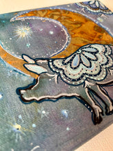 Load image into Gallery viewer, MINIS & MOONS Collection Asleep or Awake I Dream of You 6" x 8" Original Painting