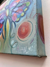 Load image into Gallery viewer, MINIS & MOONS Collection Change is my Favorite Color 8" x 8" Original Oil Painting