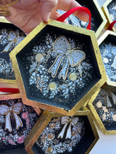 Load image into Gallery viewer, Wreath of Light Ornaments Holiday Decor Hand Painted - free shipping