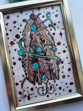 Load image into Gallery viewer, Feather Tree 4" x 6" Reflection
