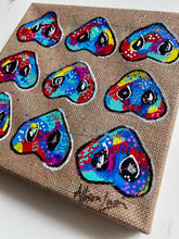Load image into Gallery viewer, KEY TO MY HEART PIG Snouts Colorful 12" x 12" FREE SHIPPING