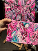 Load image into Gallery viewer, ON SALE My Heart to Yours LOVE Collection Original Art 5" x 7" FREE Shipping