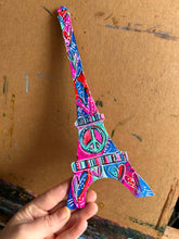 Load image into Gallery viewer, Eiffel Tower Heart Art Painting - Ornament