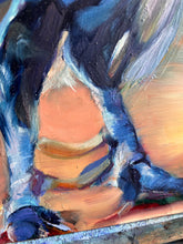Load image into Gallery viewer, JAGGER (he&#39;s got moves!) Original Oil Painting 16”x 20”
