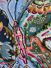 Load image into Gallery viewer, Butterfly LOVE Collage - Full of TEXTURE - Mixed Media 10" x10"