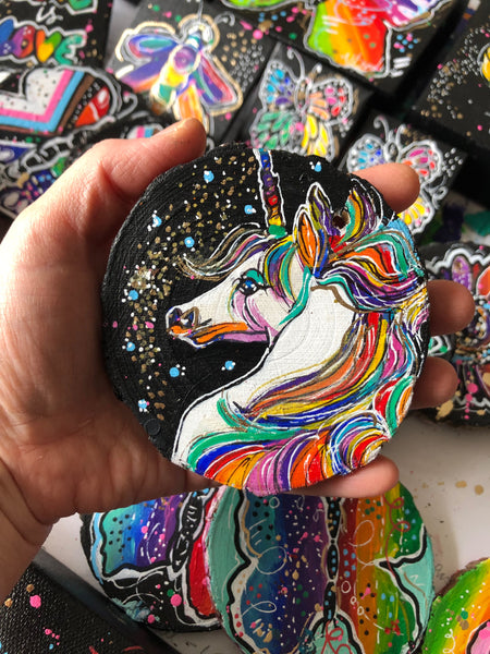 Magical Rainbow Unicorn Ornament -  Rainbow Collection