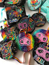 Load image into Gallery viewer, Rainbow Pig with a Bow Tie Ornament - Rainbow Collection