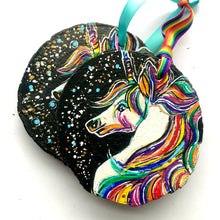 Load image into Gallery viewer, Magical Rainbow Unicorn Ornament - Rainbow Collection