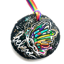 Load image into Gallery viewer, Believe Butterfly Ornament - Rainbow Collection