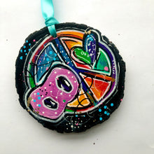 Load image into Gallery viewer, Peace Love & Pigs Ornament Rainbow Collection