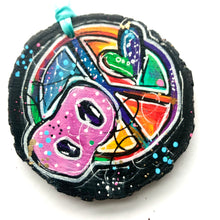 Load image into Gallery viewer, Peace Love & Pigs Ornament Rainbow Collection