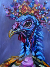 Load image into Gallery viewer, "Spirit of Gratitude" Turkey Art Original Oil Painting 11" x 14"
