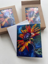 Load image into Gallery viewer, Sunflower Art Notecards Set of 6 or 12 - Today I Choose Joy - Blank Inside