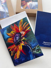 Load image into Gallery viewer, Sunflower Art Notecards Set of 6 or 12 - Today I Choose Joy - Blank Inside