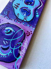 Load image into Gallery viewer, The Violet Snout Society - Whimsical Pig Snout Art 4" x 12"