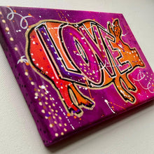 Load image into Gallery viewer, Summer Collection LOVE Pig 5x7 Original Painting