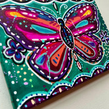 Load image into Gallery viewer, Summer Collection Boho Butterfly 5x7 Original Painting
