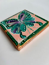 Load image into Gallery viewer, Summer Collection On the Wings of Transformation 5 x 5 Original Painting