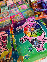 Load image into Gallery viewer, Summer Collection Color me Happy Rainbow Pig 9" x 12" Original Painting